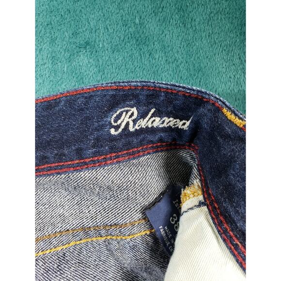 Tommy Bahama Jeans Size 38x30 Mens Blue Pants Preppy Cayman Relaxed Straight - Picture 4 of 15